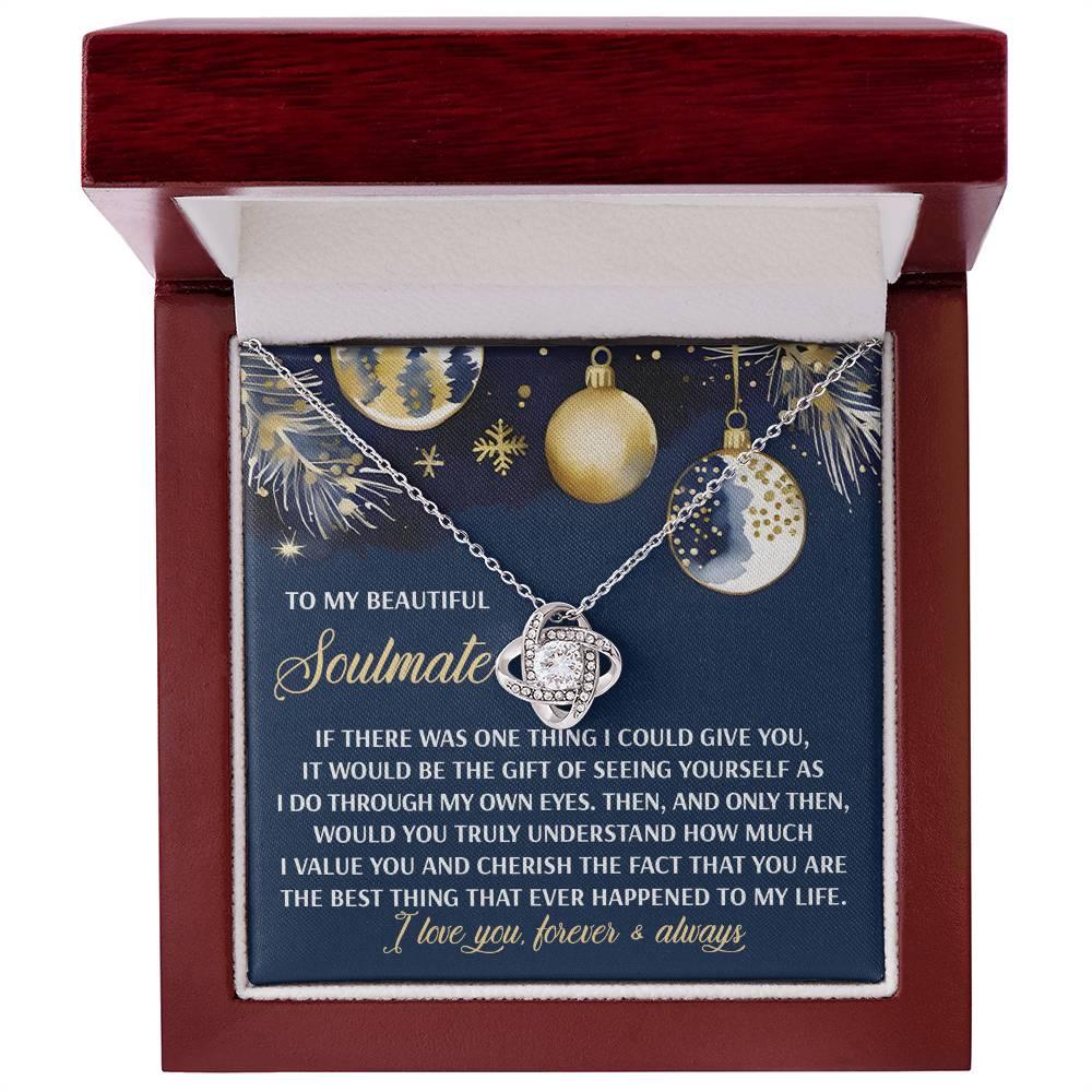Gift for Soulmate - One Thing - Love Knot Pendant Necklace - Mallard Moon Gift Shop