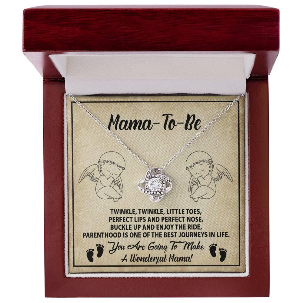 Mama To Be-Enjoy The Ride To My Mom - Love Knot Necklace - Mallard Moon Gift Shop