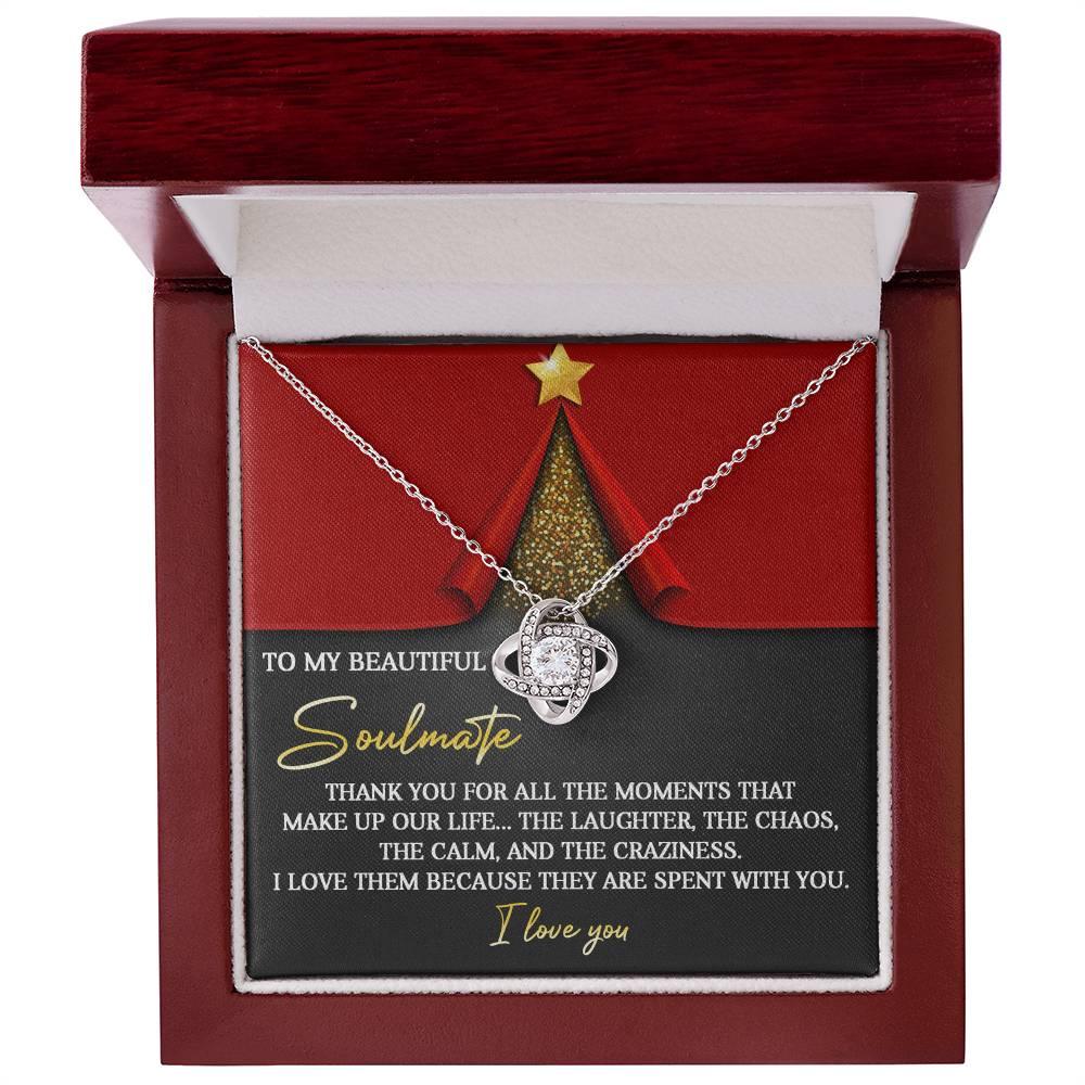 Gift for Soulmate - The Moments - Love Knot Pendant Necklace - Mallard Moon Gift Shop