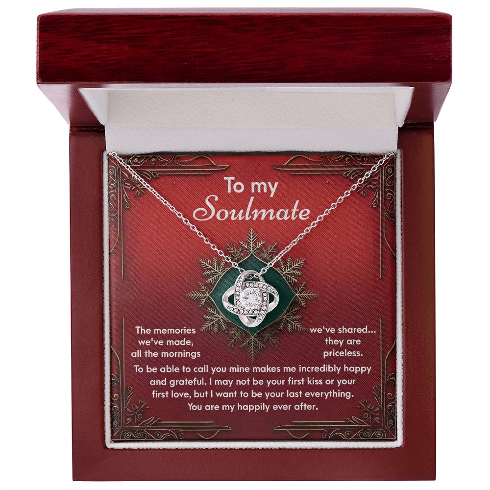 Gift for Soulmate - The Memories - Love Knot Pendant Necklace - Mallard Moon Gift Shop