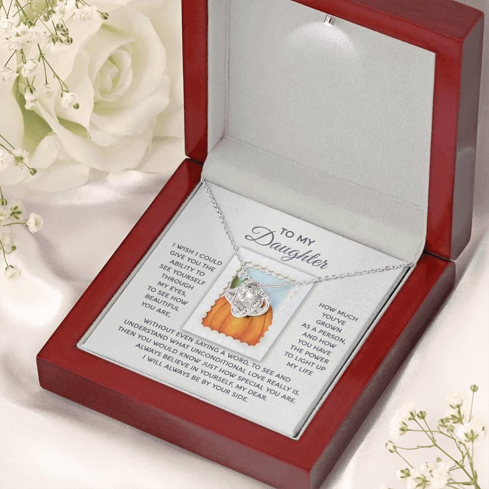 Gift for Daughter - How Special - Love Knot Pendant Necklace - Mallard Moon Gift Shop