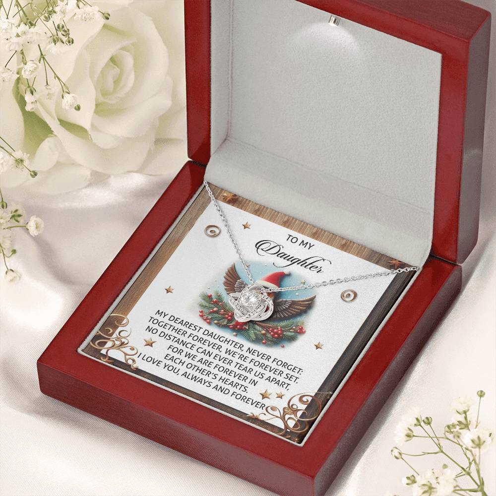 Gift for Daughter - We Are Forever - Love Knot Pendant Necklace - Mallard Moon Gift Shop