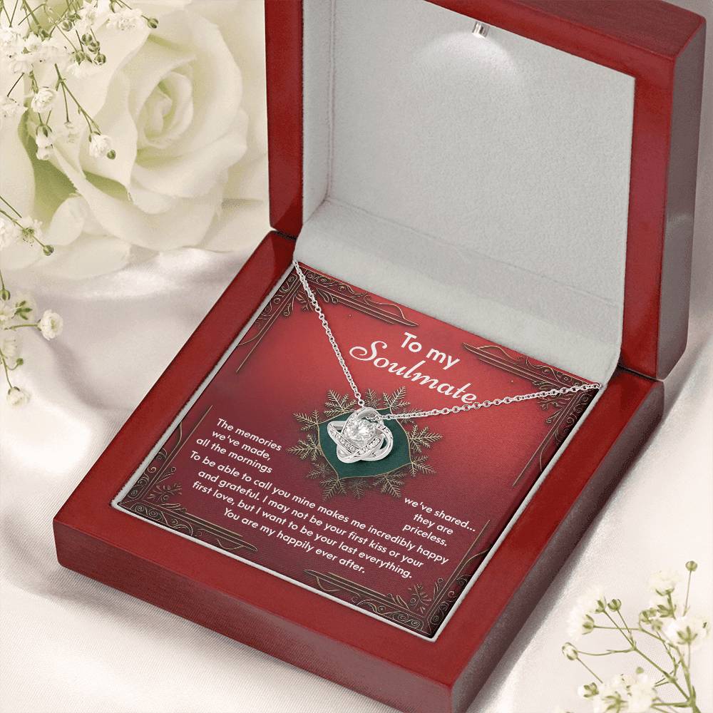 Gift for Soulmate - The Memories - Love Knot Pendant Necklace - Mallard Moon Gift Shop