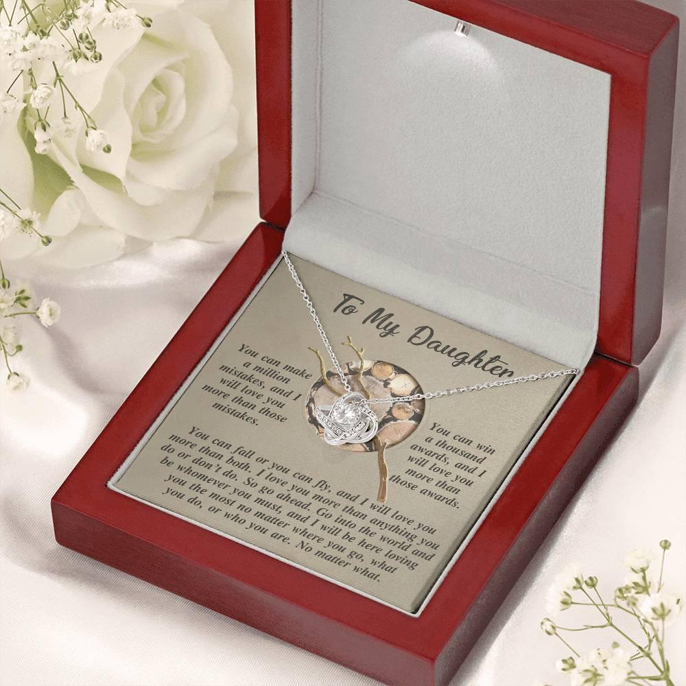 Gift for Daughter - A Thousand Awards - Love Knot Pendant Necklace - Mallard Moon Gift Shop