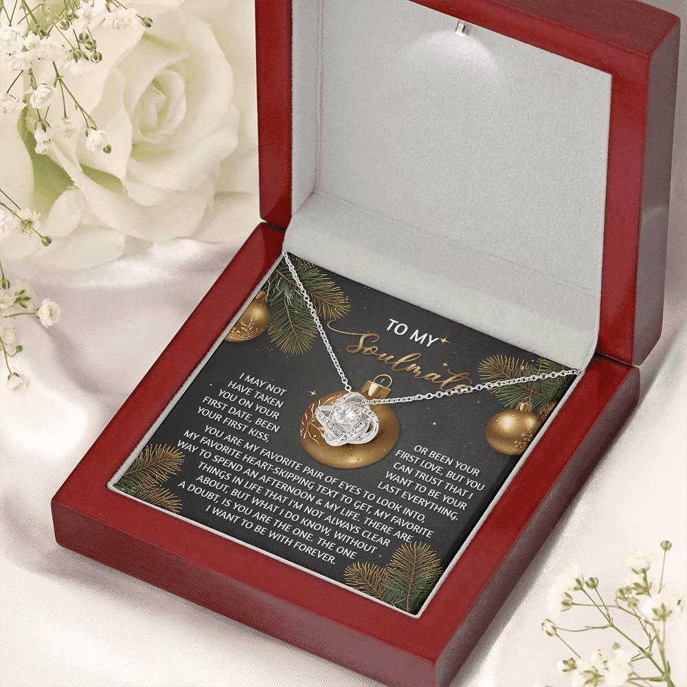 Gift for Soulmate - Without A Doubt - Love Knot Pendant Necklace - Mallard Moon Gift Shop