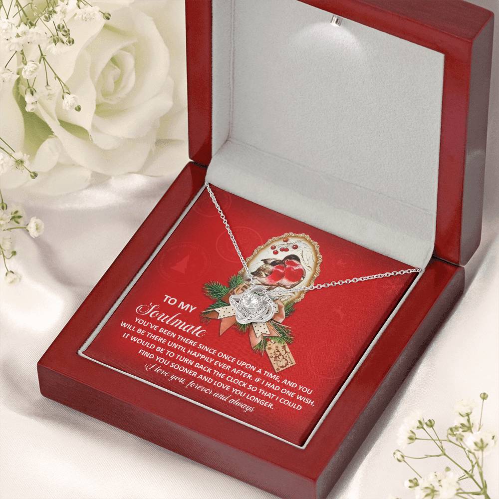 Gift for Soulmate - Once Upon - Love Knot Pendant Necklace - Mallard Moon Gift Shop