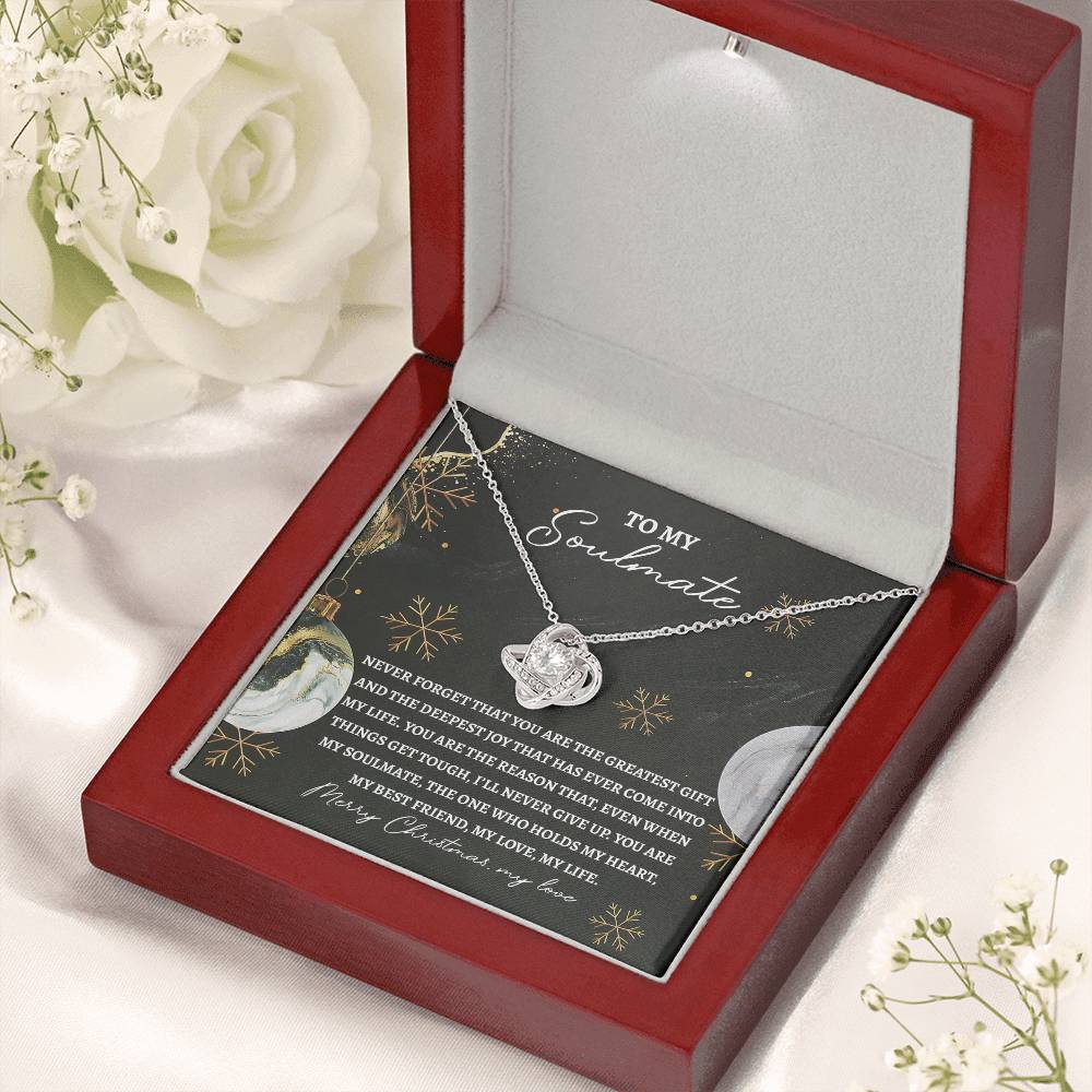 Gift for Soulmate - Greatest Gift - Love Knot Pendant Necklace - Mallard Moon Gift Shop