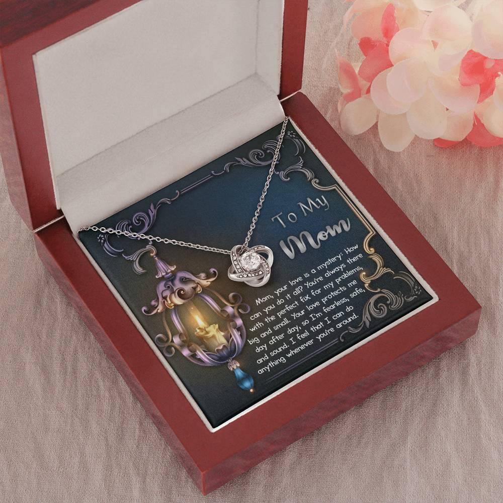 To My Mom Your Love Is a Mystery Love Knot Necklace - Mallard Moon Gift Shop