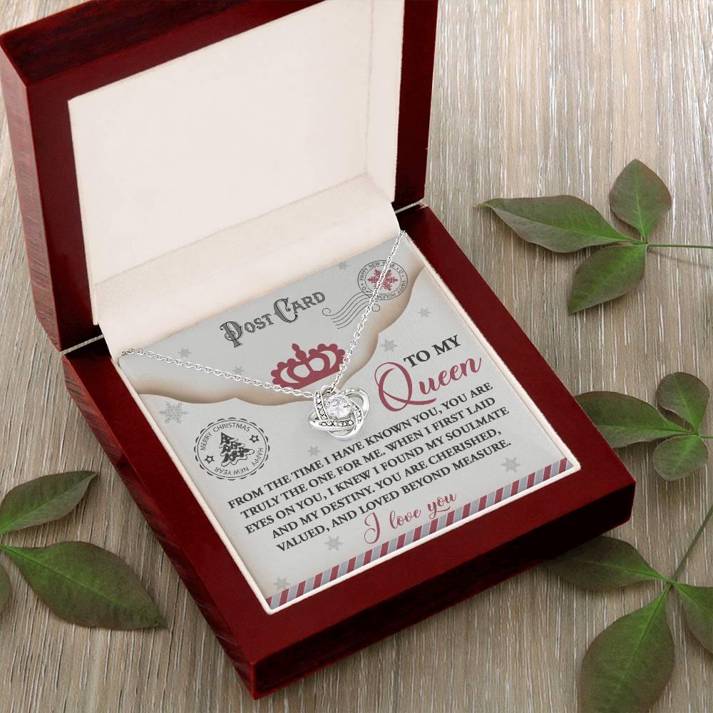 Gift for Soulmate - The One - Love Knot Pendant Necklace - Mallard Moon Gift Shop