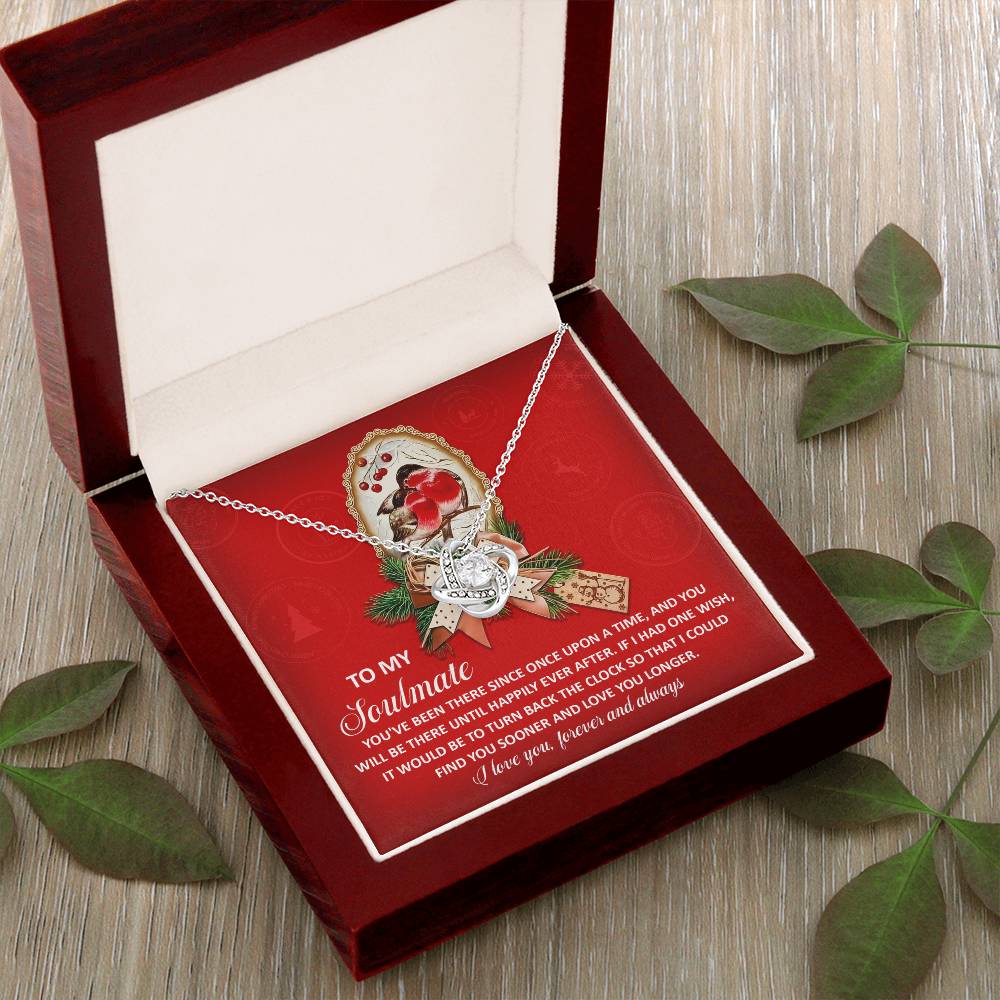 Gift for Soulmate - Once Upon - Love Knot Pendant Necklace - Mallard Moon Gift Shop