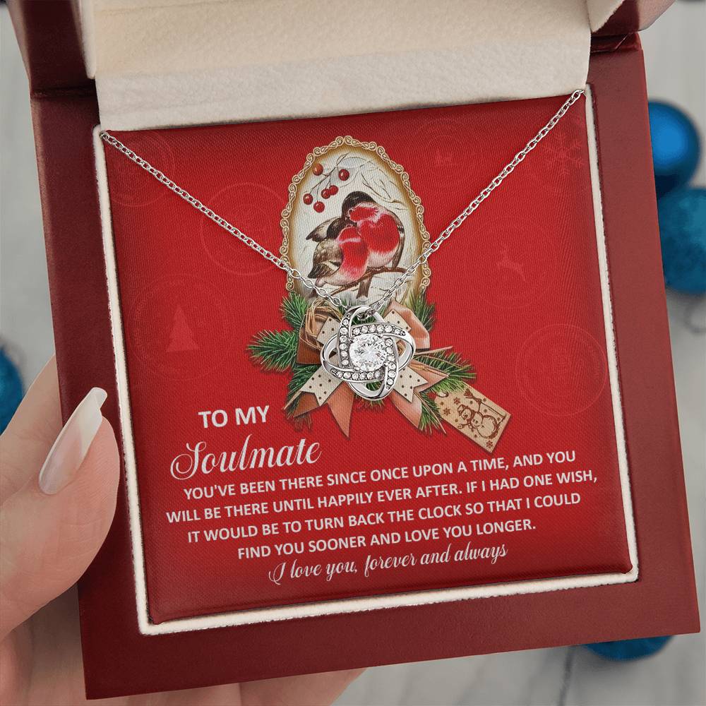 Gift for Soulmate - Once Upon - Love Knot Pendant Necklace - Mallard Moon Gift Shop