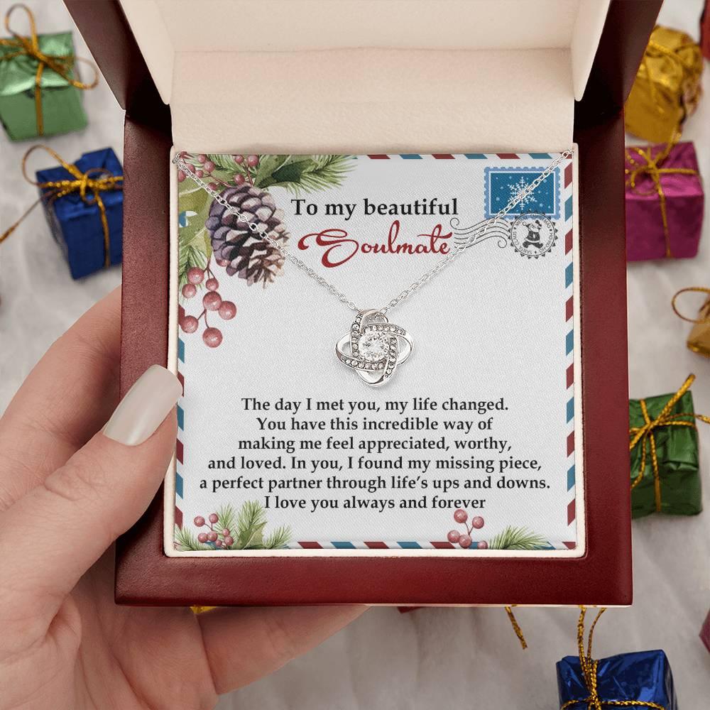 Gift for Soulmate - Perfect Partner - Love Knot Pendant Necklace - Mallard Moon Gift Shop