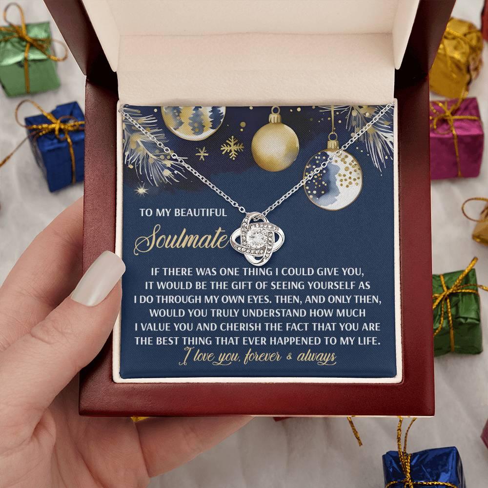Gift for Soulmate - One Thing - Love Knot Pendant Necklace - Mallard Moon Gift Shop