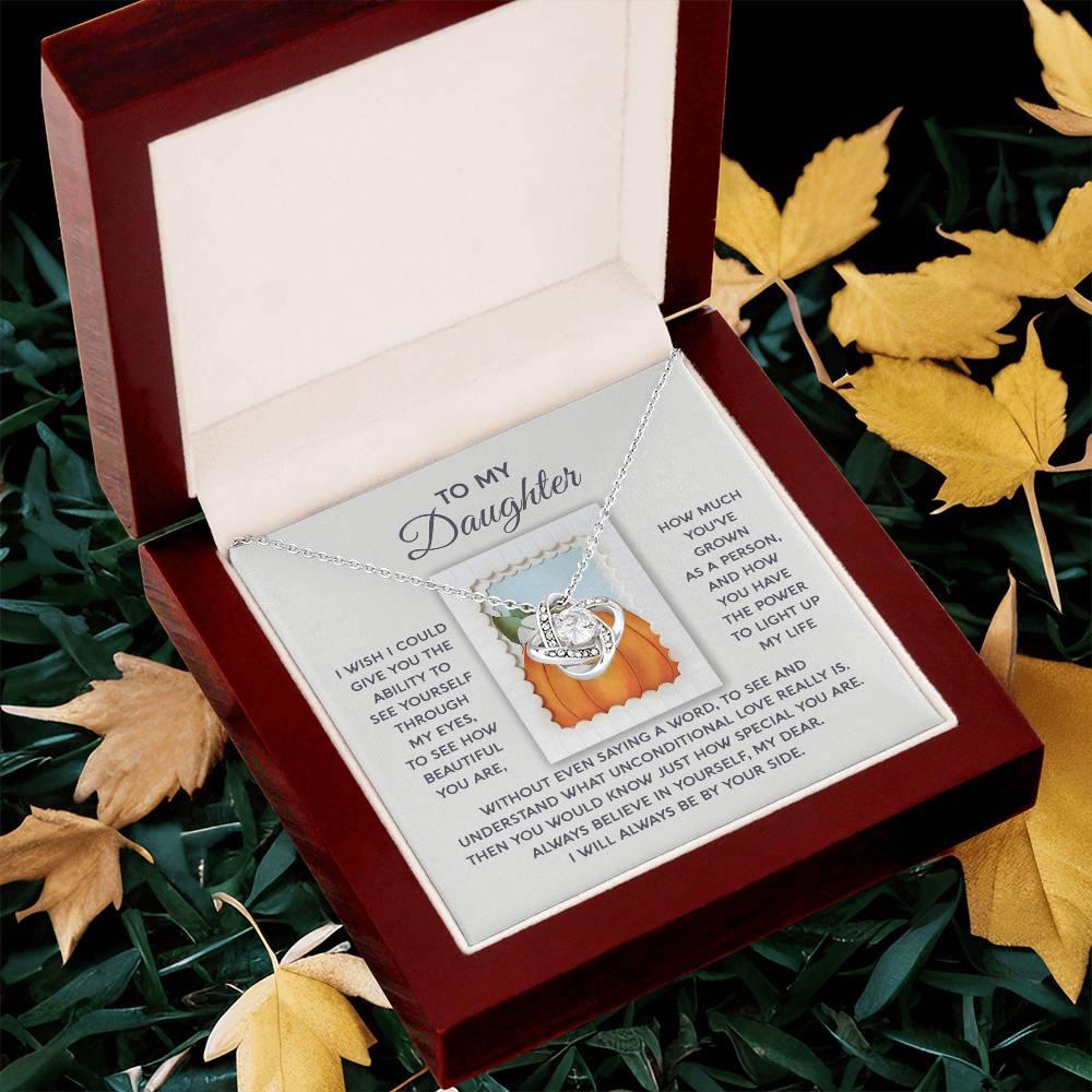 Gift for Daughter - How Special - Love Knot Pendant Necklace - Mallard Moon Gift Shop