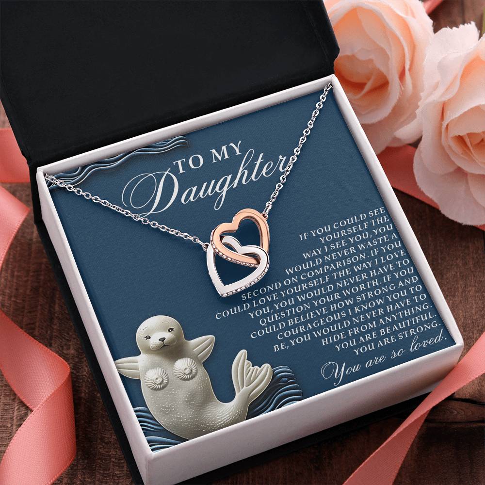 To My Daughter – A Gift of Love & Strength - Interlocking Hearts Jewelry - Mallard Moon Gift Shop