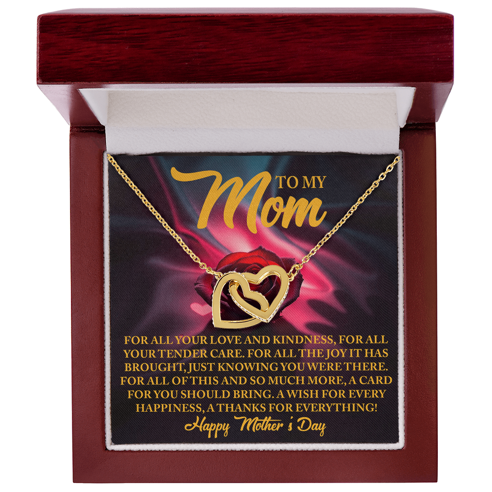 To My Mom - For All Your Tender Care- Heartfelt Mother's Day Necklace Gift - Mallard Moon Gift Shop