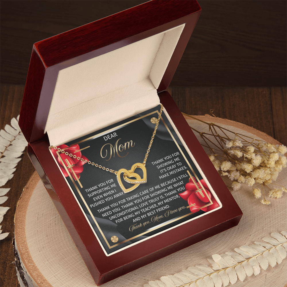 Mom - You Are My Teacher, My Mentor, and My Best Friend – Sentimental Jewelry Gift for Mom - Mallard Moon Gift Shop