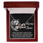 To My Mama Bear My Destination is In Your Arms Interlocking Hearts Necklace - Mallard Moon Gift Shop