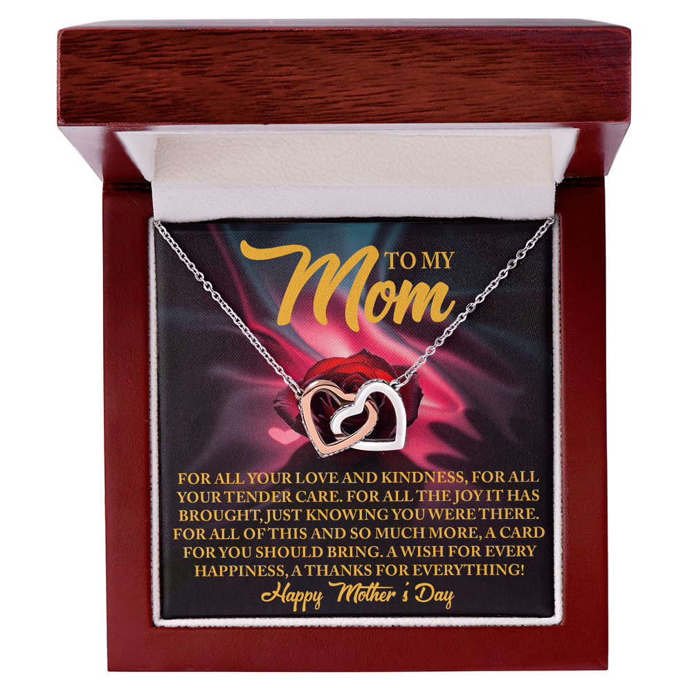 To My Mom - For All Your Tender Care- Heartfelt Mother's Day Necklace Gift - Mallard Moon Gift Shop