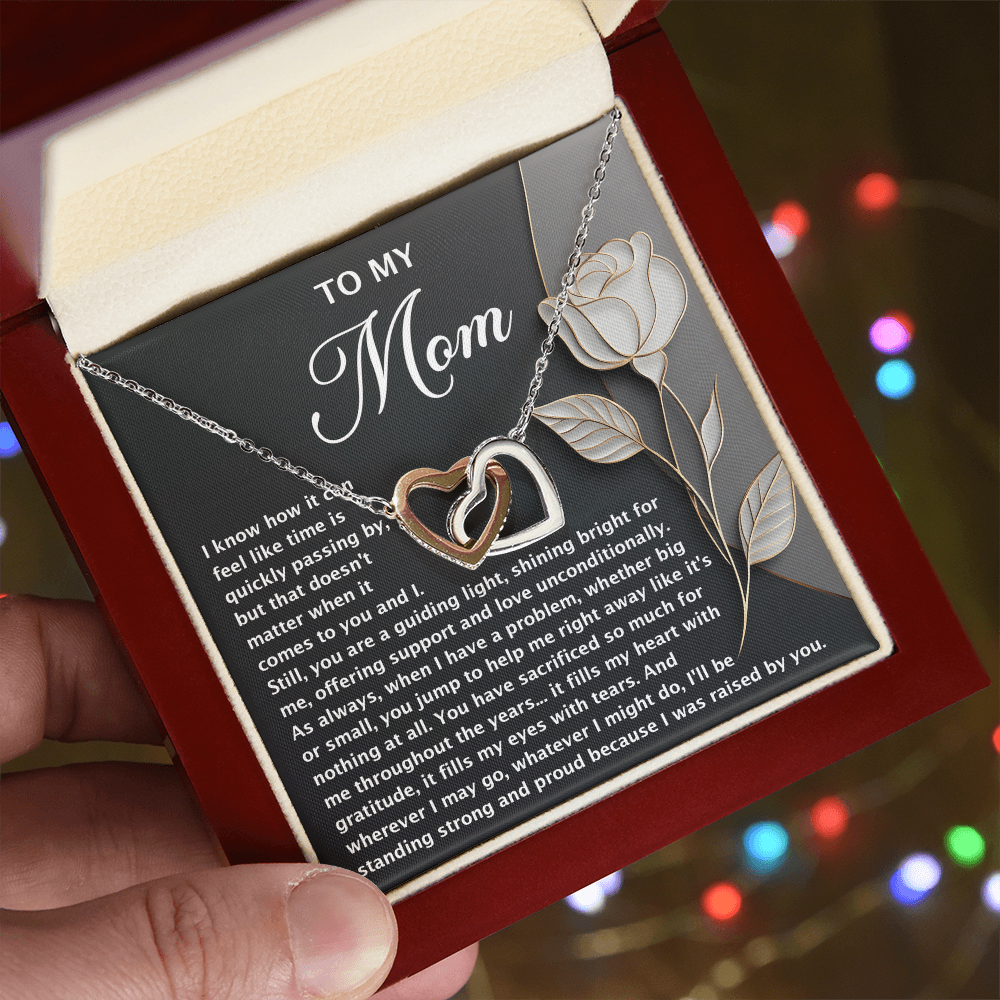 To My Mom – You Are a Guiding Light – Heartfelt Jewelry Gift with Deep Message of Gratitude - Mallard Moon Gift Shop
