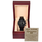 Groomsman Help Wanted Must Show Up On Time to Wedding Events - Black Chronograph Watch Gift from Groom - Mallard Moon Gift Shop