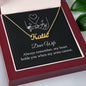 Dear Wife Always Remember My Heart Holds You Personalized Name Necklace - Mallard Moon Gift Shop