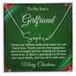 Gift for Son's Girlfriend - Our Crazy Family - Custom Script Name Necklace - Mallard Moon Gift Shop