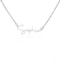 Gift for Son's Girlfriend - Our Crazy Family - Custom Script Name Necklace - Mallard Moon Gift Shop