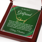 Gift for Son's Girlfriend - Our Crazy Family - Custom Script Name Necklace - Mallard Moon Gift Shop