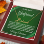 Gift for Son's Girlfriend - Our Crazy Family - Custom Script Name Necklace - Mallard Moon Gift Shop