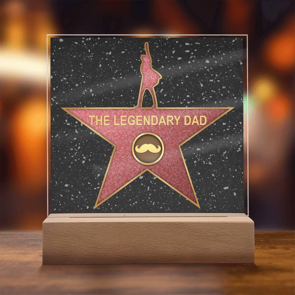 Dad Gift - The Legendary Superhero Acrylic Plaque - Mallard Moon Gift Shop