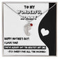 Gift for New Mom - Sorry for All the Kicking Baby Feet Engraved Name Charm Necklace with Birthstone - Mallard Moon Gift Shop
