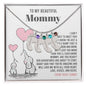 Pregnancy Gift for New Mom From the Bump Engraved Name Baby Feet Pendant Necklace with Birthstone - Mallard Moon Gift Shop