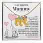 Pregnancy Gift for New Mom From the Bump Engraved Name Baby Feet Pendant Necklace with Birthstone - Mallard Moon Gift Shop