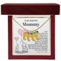 Pregnancy Gift for New Mom From the Bump Engraved Name Baby Feet Pendant Necklace with Birthstone - Mallard Moon Gift Shop