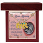 Dear Mommy I Am On My Way Baby Feet Engraved Name Charm Pendant Necklace with Birthstone - Mallard Moon Gift Shop