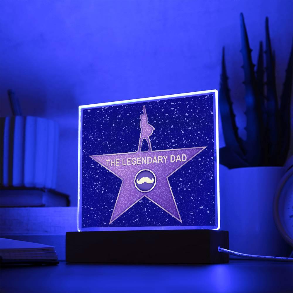 Dad Gift - The Legendary Superhero Acrylic Plaque - Mallard Moon Gift Shop