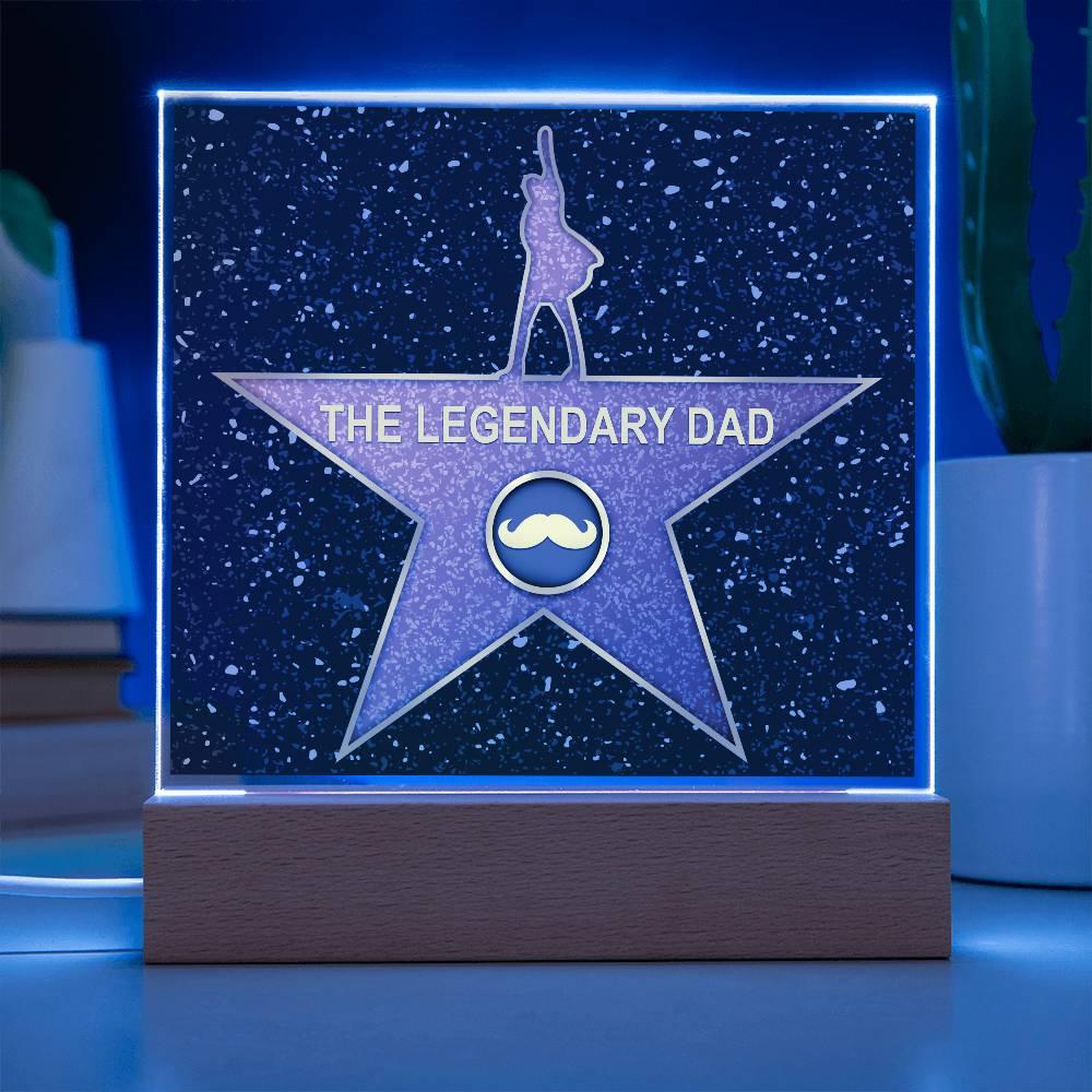 Dad Gift - The Legendary Superhero Acrylic Plaque - Mallard Moon Gift Shop