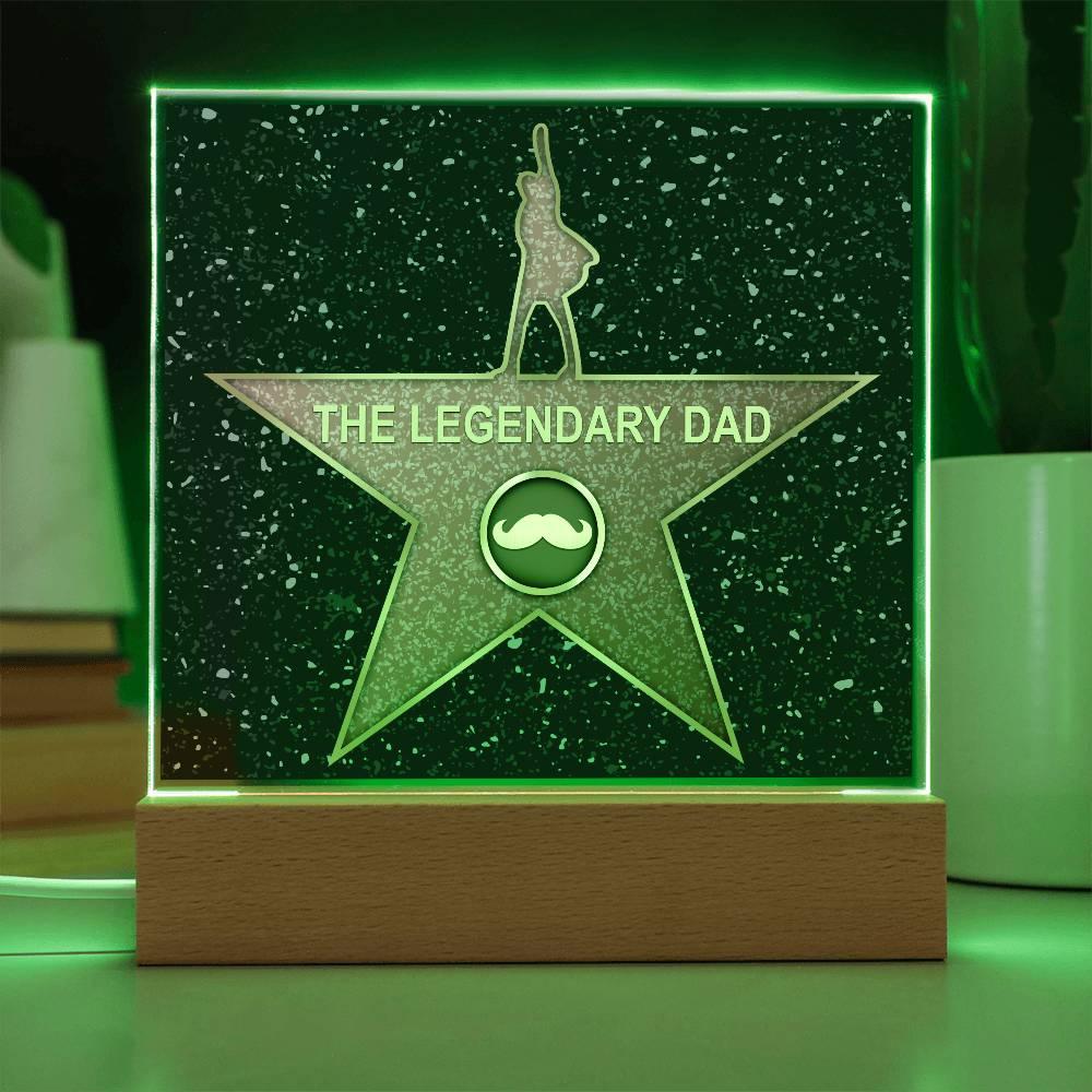 Dad Gift - The Legendary Superhero Acrylic Plaque - Mallard Moon Gift Shop