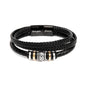 Birthday Gift for Him - Love You Forever Men's Bracelet – Braided Leather Stylish Jewelry for Husband, Son, or Boyfriend - Mallard Moon Gift Shop