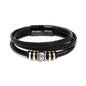 Husband Gift - I am Yours Until Valhalla Men's Braided Leather Bracelet - Mallard Moon Gift Shop