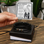 Husband Gift - I am Yours Until Valhalla Men's Braided Leather Bracelet - Mallard Moon Gift Shop