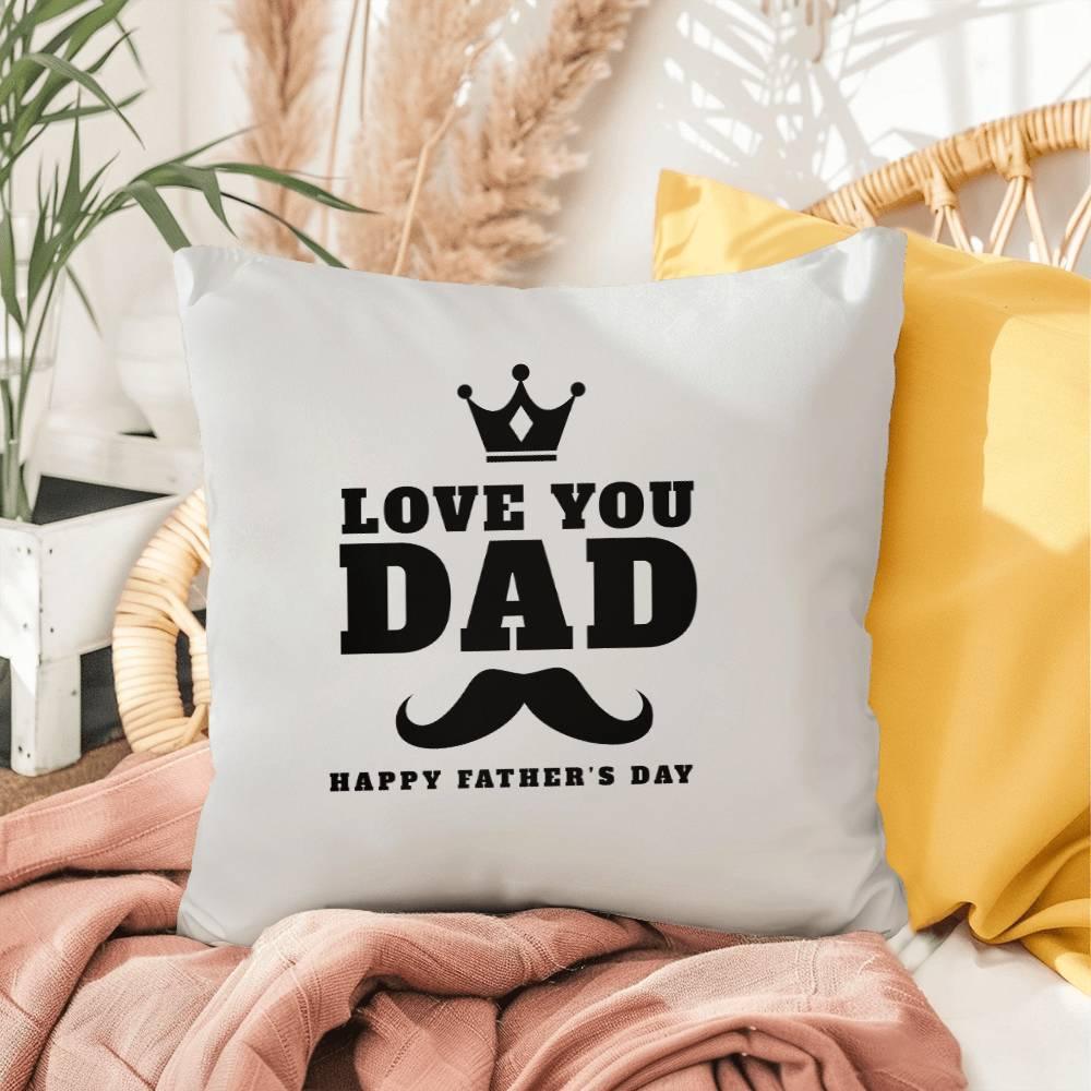 Father's Day Gift - I Love You Dad - Indoor Outdoor Pillow - Mallard Moon Gift Shop