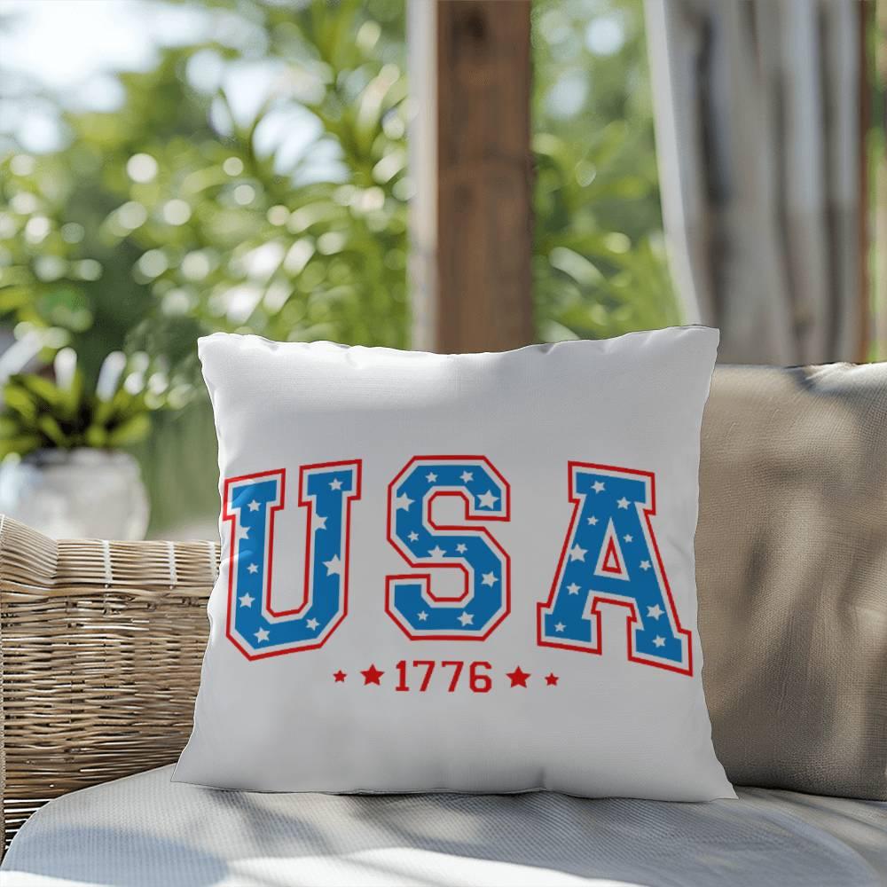 USA-1776 Comfy Indoor-Outdoor Pillow - Mallard Moon Gift Shop