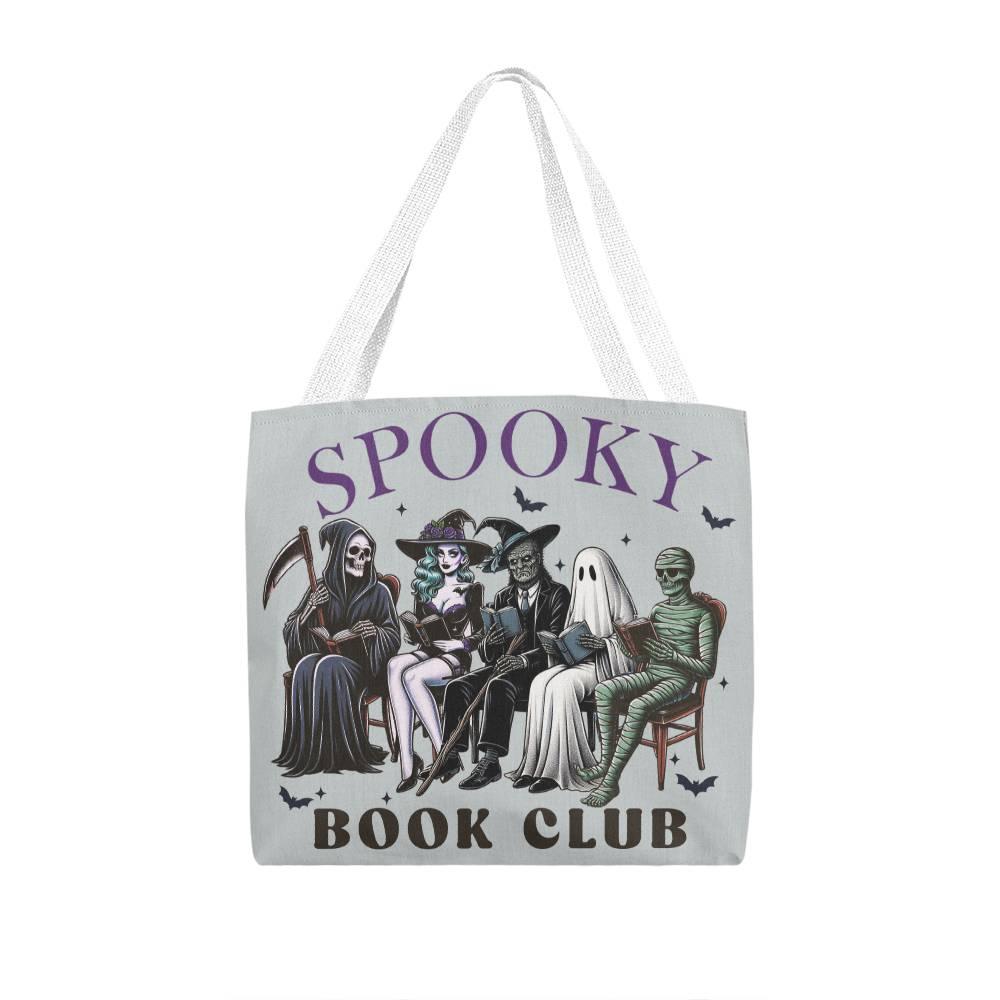 Spooky Book Club Halloween Tote Bag - Mallard Moon Gift Shop