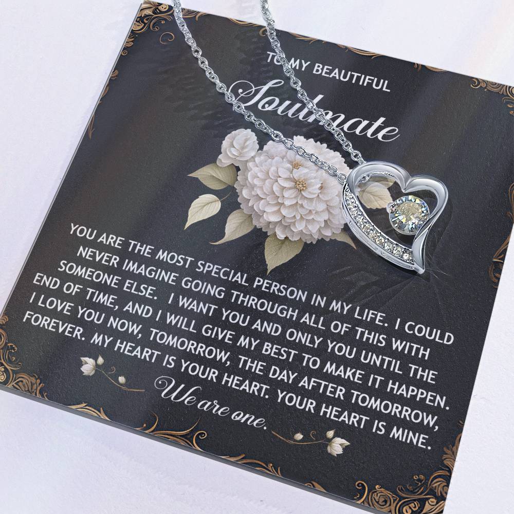 Romantic Necklace for Her - My Heart is Your Heart - Forever Love Necklace - Mallard Moon Gift Shop