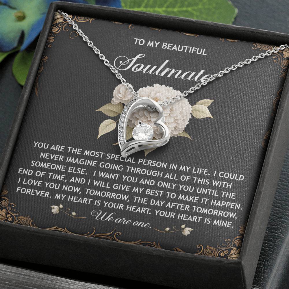 Romantic Necklace for Her - My Heart is Your Heart - Forever Love Necklace - Mallard Moon Gift Shop
