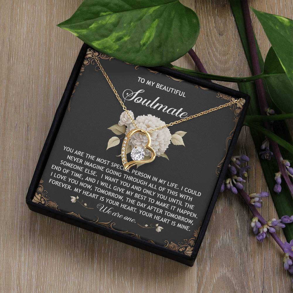 Romantic Necklace for Her - My Heart is Your Heart - Forever Love Necklace - Mallard Moon Gift Shop