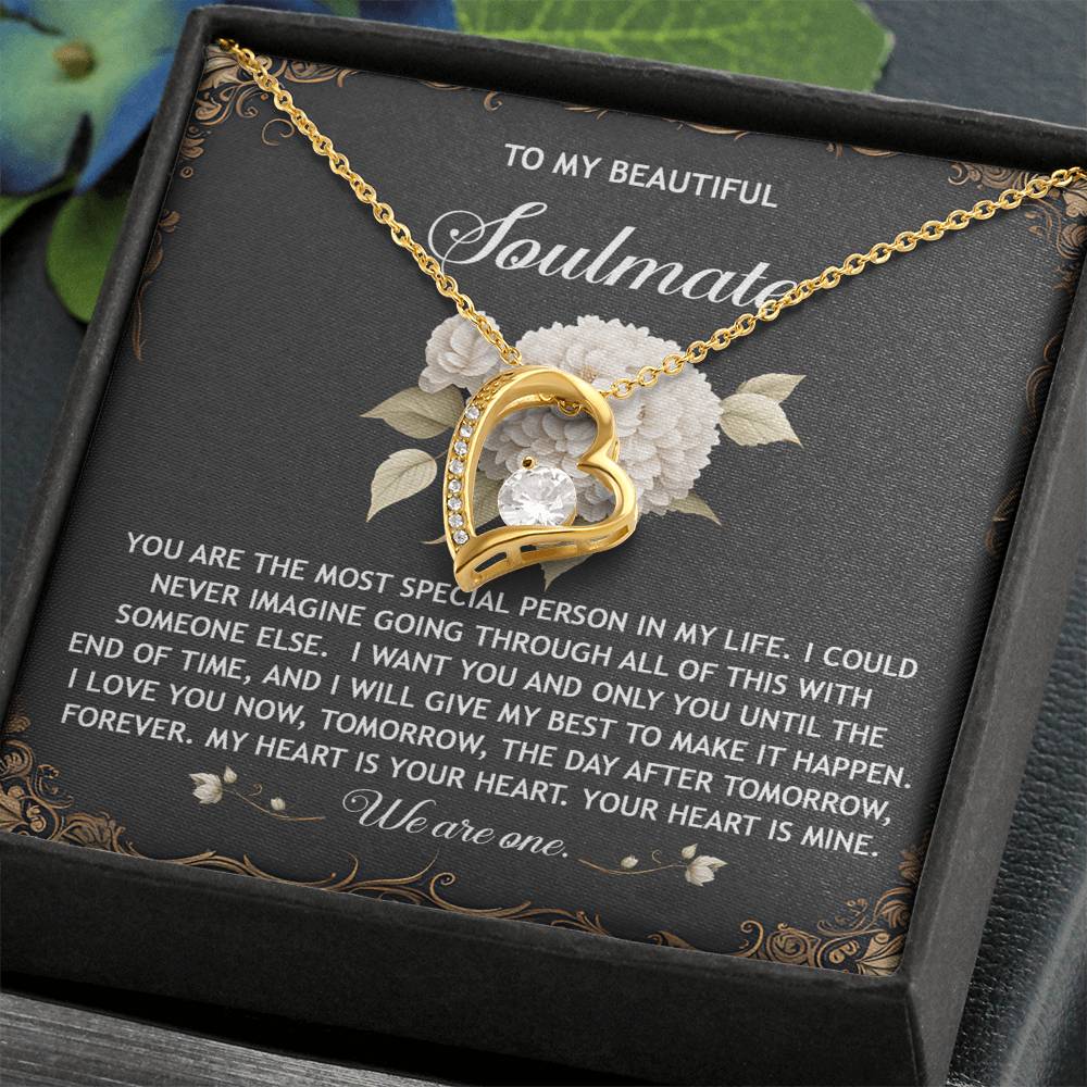 Romantic Necklace for Her - My Heart is Your Heart - Forever Love Necklace - Mallard Moon Gift Shop