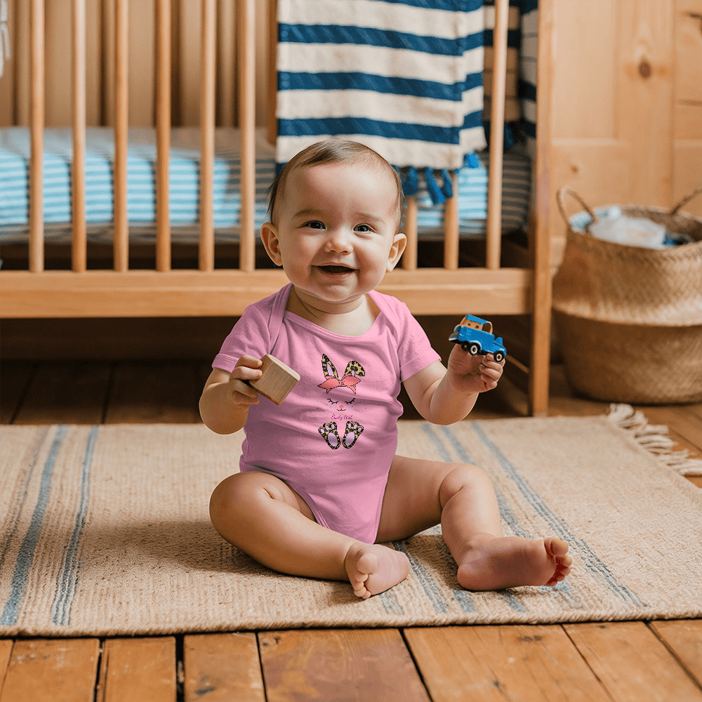 Adorable Personalized Bunny Baby Bodysuit - Mallard Moon Gift Shop